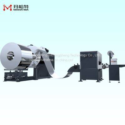 Steel flattening machine for aluminum alloy and carbon steel