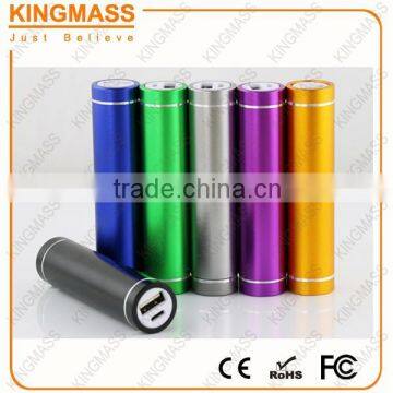 Aluminum Tube Cylinder shaped Power bank