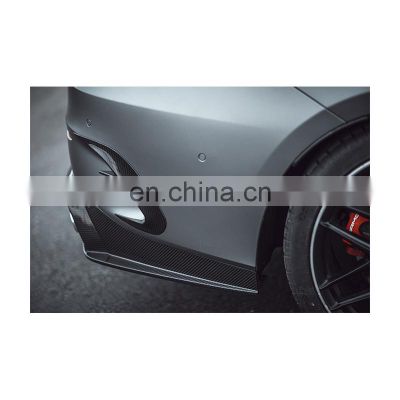 Wholesale Price Auto Parts Carbon Rear Bumper Canards Side Wind Lip Splitters For Mercedes BENZ AMG CLA45 W118