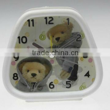 small plastic table alarm clock