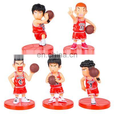 Factory Price Slamdunk Cartoon Doll Baking Accessories for Cake Decoration Children's Toy Cake Decorations Supplies