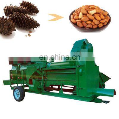 Pine Cone Thresher Diesel Pine Cone Sheller Pine Nut Threshing Machine photo-4