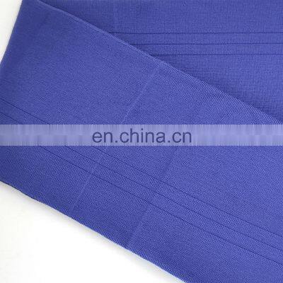 Hot Selling High Quality Material Flat Cuffs Custom Ribbing Solid Rib Knit Fabric photo-2