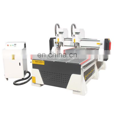 Multi heads  Cnc Router machine SKW 1300*2500mm for wood acrylic metal