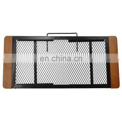 Hot Selling Outdoor Multi-Function Portable Barbecue Tool Grill Convenient Folding Net Camping Table photo-3