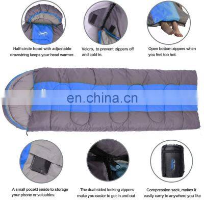 Adult Sleeping Bag Winter Type Envelope Warm Sleeping Bags Blanket for Camping Hiking Tourism photo-2
