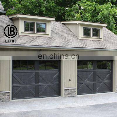 Modern Residential Automatic Track Parts Insulated Roller Condo Overhead Horizontal Glass Garage Door photo-3
