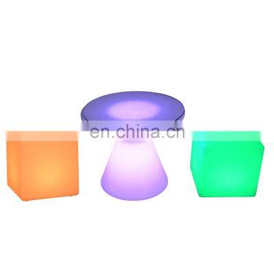 garden outdoor decor led cube chair light bar sofa