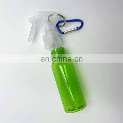 Plastic PET Hook Mini Perfume Atomizer Travel Spray Bottle Keychain photo-5