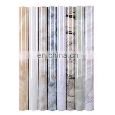 Marble Wallpaper Kitchen Wall Sticker Waterproof Self Adhesive With Glue Wallpapers For Home Decoration