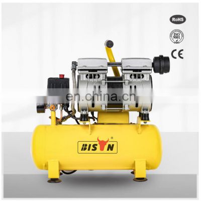 Bison China 550W 24L China Wholesale Oil Free Dental Air Compressor Price