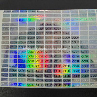 Reflective Anti Counterfeit Label 3d Hologram Stickers