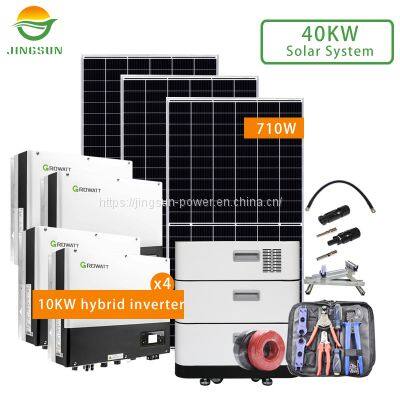 40KW Solar System 710W panels