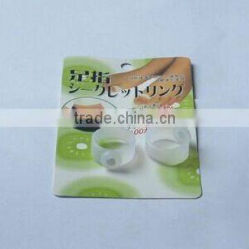 OEM China Factory Double Rings Slimming Silicone Foot Massage Magnetic Toe Ring