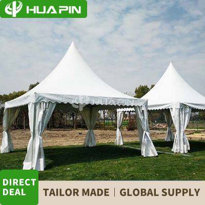 Waterproof 100 People Gazebo Tents Pagoda Tent 10x10 Pagoda Tent Party Tent For Sale photo-2