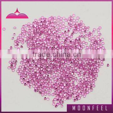 loose round brilliant cut pink ruby gemstone