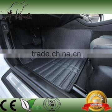 high quality pu leather 5d high edge car mat