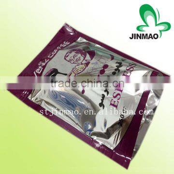 Stand up custom printing coffee bags with zipper valve