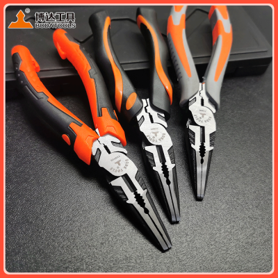 BODA-level Eccentric and Ergonomic Pointed Pliers Wholesale, OEM Customization, Multi-functional Wire Pliers. photo-4