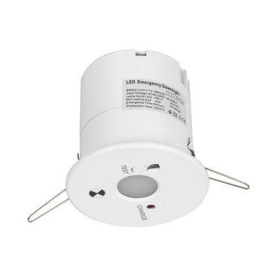 AUEXLED-05 Embedded 3W 3 Hours Integrated LED Ceiling UFO Emergency Downlight photo-3