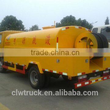 2014 china new Dongfeng 3m3 mini sewer cleaning truck