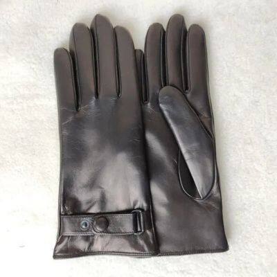 High Quality Sheepskin Leather Gloves Touch Screen Winter Gloves for Women photo-2