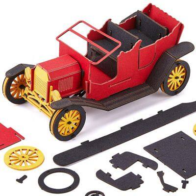 OEM 3D Paper Puzzle for Adults Mechanical Car Model Kits Brain Teaser Puzzles Vehicle Building Kits Unique Gift for Kids on Birthday