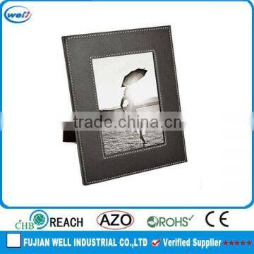 Fancy pu leather photo picture frame