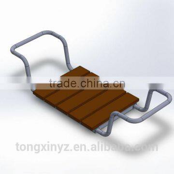 bath chairs for disabled,304 S.S bracket,solid wood seat pad