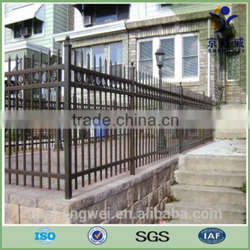 Powder Coated Galvanized Tubular Steel Picket Fence