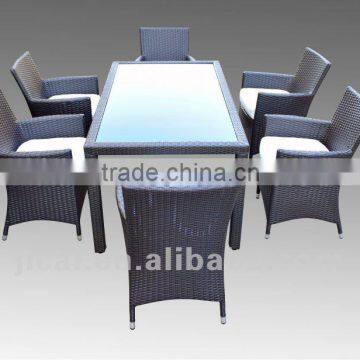 Outdoor furniture rattan furniture dinning set