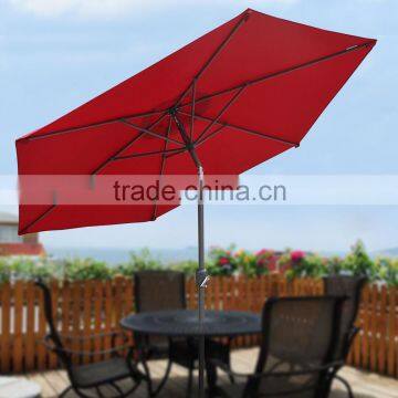 Anti UV Customized Polyester Double Outdoor Umbrella