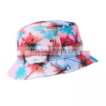 Colorful Funny Flat Top Custom Printed Bucket Hat photo-3