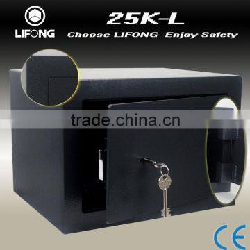 2014 Latest Cheap mechanical two key security safe box