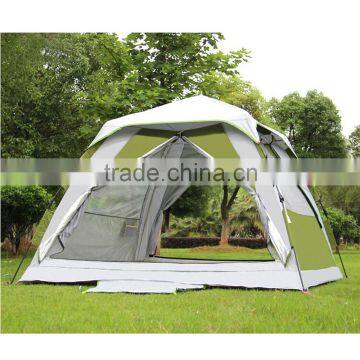 Outdoor Travel Essentials Double Layer 3 4 Person Tent Green Beach Fishing Cheap Camping Tent Quality Choice photo-4