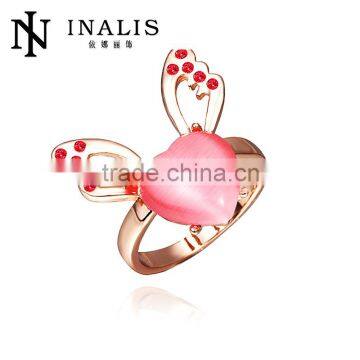 2014 top selling wings ring heart wholesale R474