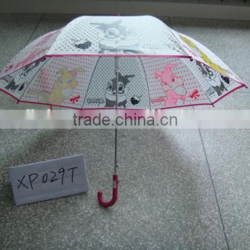 cheap custom print clear umbrella