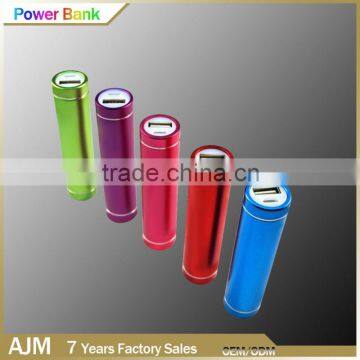 2015 Hot Sale New Design 2000mAh alloy Portable Power Bank