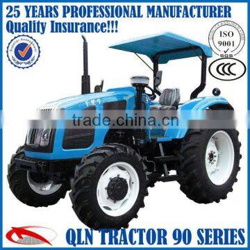 Китай QLN 85hp 4*4 валы отбора мощности (PTO) новый сельскохозяйственный трактор (высокая безопасность)