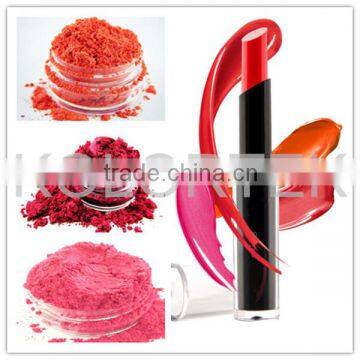 Lipstick Mica Colorants, Red Color Mica Pigments, Cosmetic Mica Pearls