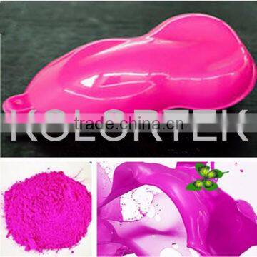 Fluorescent Automotive Paint Pigment, Neon magenta Color