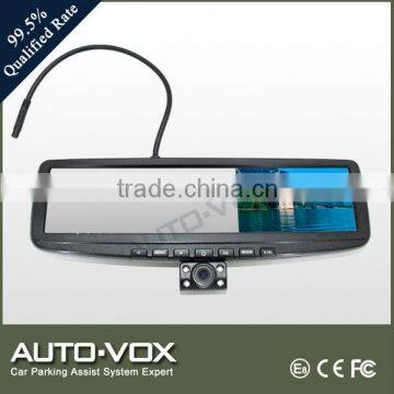 1080P 4.3 inch car rear view mirror DVR monitor