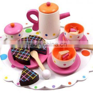 Wooden Tea Set Toys Tea Play Set Toys Tea Set Play Toys for Children photo-2
