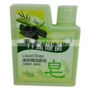 bamboo salt label liquid soap