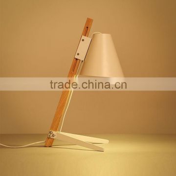 wooden table lamp modern for shop E27*1 simple light china supplier