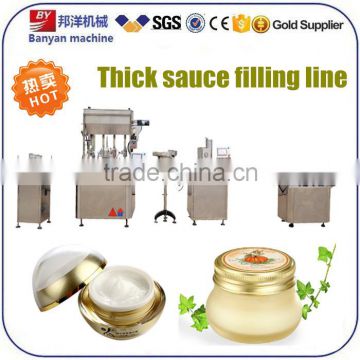 YB-JG4 CE certified small bottle sauce filling machine made in China