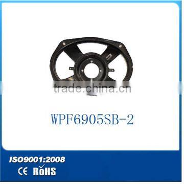 6*9 inch car speaker frame WPF6905SB steel black material