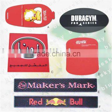 Customized 2d plastic table mat