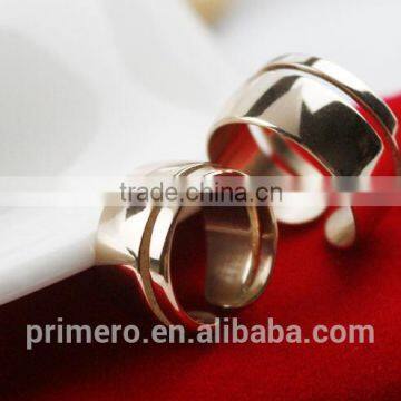 Fashion Style Korean Master's Sun 18K Rose Gold Stainless Steel Ring Jewelry For Women photo-4