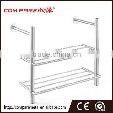 2 tier wall mounted wire shoe rack,shoes display rack